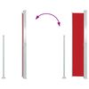 vidaXL Ausziehbare Seitenmarkise 170&times;300 cm Rot