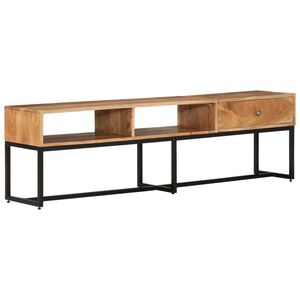 vidaXL TV-Schrank 160x30x45 cm Massivholz Akazie