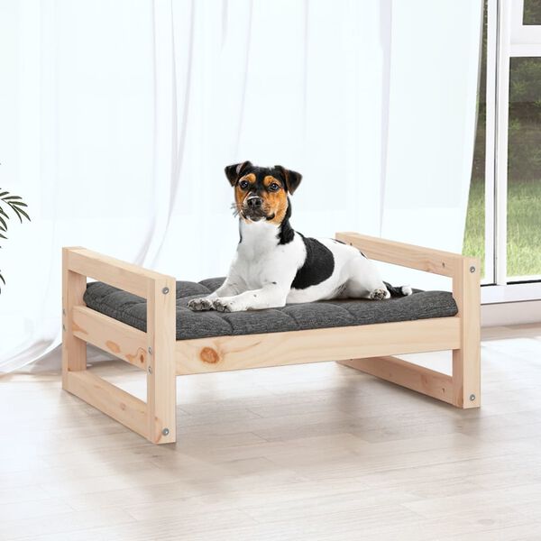 vidaXL Hundebett 55,5x45,5x28 cm Massivholz Kiefer