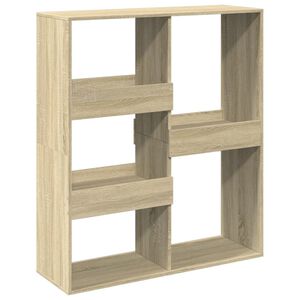 vidaXL Raumteiler Sonoma-Eiche 100x33x115 cm Holzwerkstoff