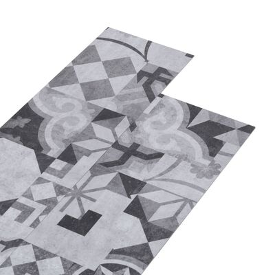 vidaXL PVC-Laminat-Dielen 4,46 m² 3 mm Selbstklebend Grau Muster