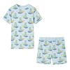vidaXL Kinderpyjama mit Kurzen &Auml;rmeln Hellblau 104