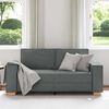 vidaXL 2-Sitzer Sofa Dunkelgrau 180x78x84 cm Stoff