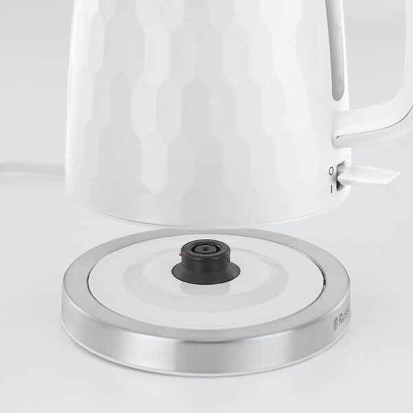 Russell Hobbs Wasserkocher Honeycomb Wei&szlig;
