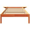 vidaXL Bettrahmen Wachsbraun 90 x 190 cm Massives Kiefernholz