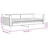 vidaXL Tagesbett mit Matratze Dunkelgrün 90x200 cm Samt
