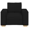 vidaXL Sofa Stuhl Schwarz 100x78x84 cm Stoff