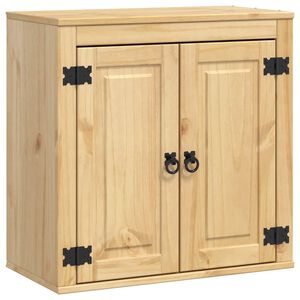 vidaXL Schrank SKI Honigbraun 60 x 32 x 40 cm Massives Kiefernholz