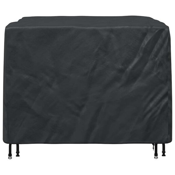vidaXL M&ouml;belbezug Uni Schwarz 125 x 125 x 74 cm Stoff