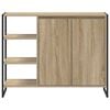 vidaXL Seitenschrank Sonoma 96,5 x 30 x 75 cm Holzwerkstoff