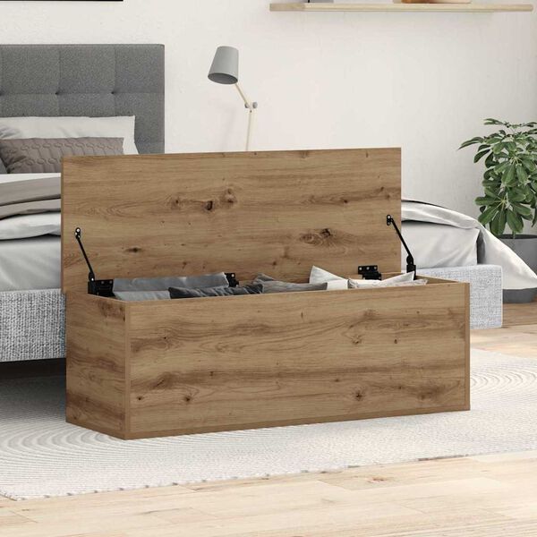 vidaXL Aufbewahrungsbox Artisan-Eiche 102 x 35 x 35 cm Holzwerkstoff