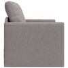 vidaXL Schlafsofa 60cm Taupe Stoff