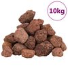 vidaXL Lavagranulat 10 kg Rot 3-5 cm