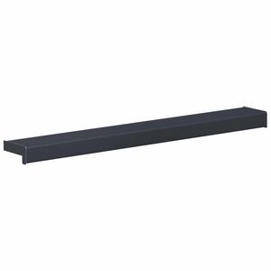 vidaXL Fensterbank Anthrazit mit Holzmaserung 60 x 10 x 4,5 cm PVC