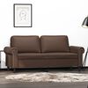 vidaXL 2-Sitzer-Sofa Braun 140 cm Kunstleder