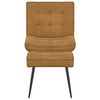 vidaXL Relaxsessel mit Hocker Braun Samt