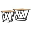 vidaXL Beistelltisch-Set 2 pcs Artisan-Eiche 50 x 50 x 40 cm
