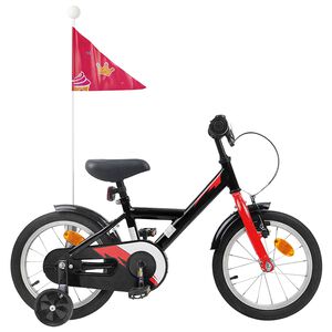 vidaXL Kinderfahrrad 12 Zoll f&uuml;r 2-4 Jahre alt Schwarz