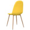 vidaXL Esszimmerstühle 4 Stk. Senfgelb Stoff