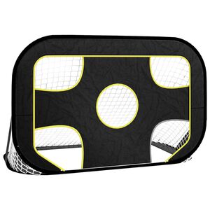 vidaXL Fu&szlig;balltor mit Torwand 120x80x80 cm Polyester