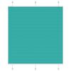 vidaXL Plissee Petrolgr&uuml;n 120x150 cm Stoffbreite 119,4 cm Polyester