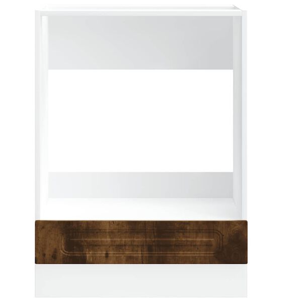 vidaXL Herdumbauschrank Kalmar R&auml;uchereiche Holzwerkstoff