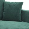 vidaXL 2-Sitzer-Sofa Dunkelgrün 140 cm Samt