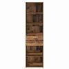 vidaXL Highboard Altholz 50 x 42,5 x 185 cm Holzwerkstoff