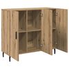 vidaXL Sideboard Artisan-Eiche 90 x 34 x 80 cm Holzwerkstoff