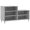 vidaXL Schuhregal Betongrau 102x36x60 cm Holzwerkstoff