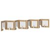 vidaXL Klappbares Hundetor mit St&auml;ndern 8 stk. Artisan-Eiche 60 cm