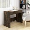 vidaXL Schreibtisch Räuchereiche 101x50x76,5 cm Holzwerkstoff