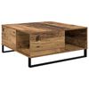 vidaXL Couchtisch Altholz 80 x 80 x 36,5 cm Holzwerkstoff