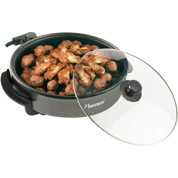 Bestron Elektrische Partypfanne XL AHP1800Z Schwarz
