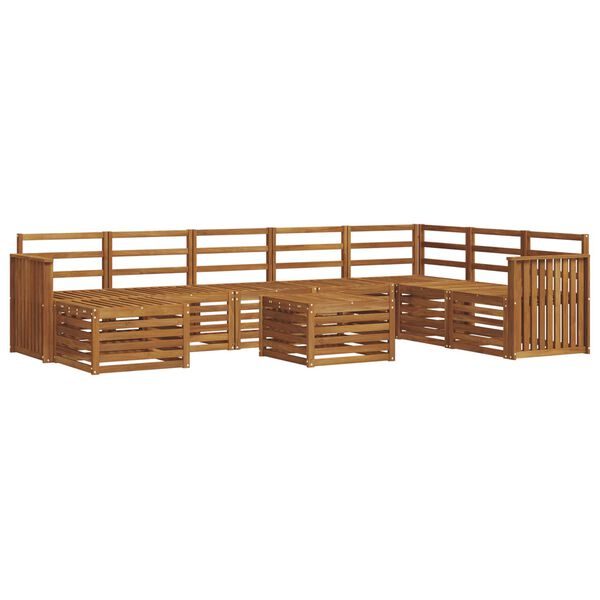 vidaXL Sofagarnituren Natur Massivholz Akazie