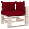 vidaXL 8-tlg. Garten-Lounge-Set aus Paletten mit Kissen Kiefernholz
