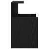 vidaXL Nachttisch 2 pcs Schwarz Eichen-Optik 40 x 35 x 60 cm