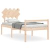 vidaXL Seniorenbett ohne Matratze Einzelbett Massivholz