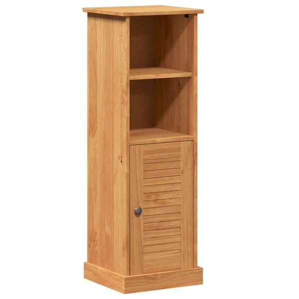 vidaXL Badezimmerschrank VIGO Braun und Honigbraun 37 x 34 x 110 cm