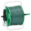 vidaXL Schlauchtrommel Freistehend Gr&uuml;n mit 50 m Schlauch PVC