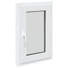 vidaXL Kellerfenster RISOR 50 x 75 cm PVC und Glas Wei&szlig;