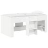 vidaXL Hochbett f&uuml;r Kinder Wei&szlig; 163 x 101,1 x 68,5 cm Holzwerkstoff