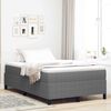 vidaXL Boxspringbett Hellgrau 120 x 190 cm Samt