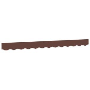 vidaXL Markisenvolant Braun 300 cm