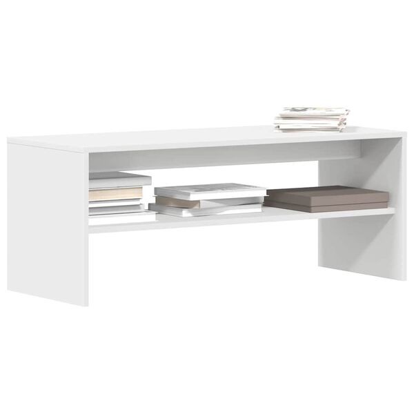 vidaXL TV-Schrank Wei&szlig; 100x40x40 cm Holzwerkstoff