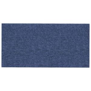 vidaXL Wandkopfteilen 12 pcs Blau 30 x 15 cm Stoff