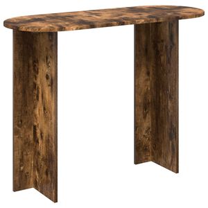 vidaXL Konsolentisch mit Speicher Ger&auml;ucherte Eiche 100 x 39,5 x 75 cm