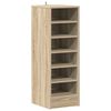 vidaXL Schuhschrank Sonoma-Eiche 31,5x35x90 cm Holzwerkstoff