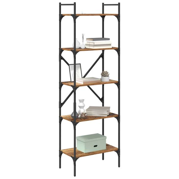 vidaXL Bücherregal Altholz 56 x 32 x 174 cm Holzwerkstoff