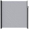 vidaXL Ausziehbares Seitenmarkise Grau 500 x 220 cm Polyester
